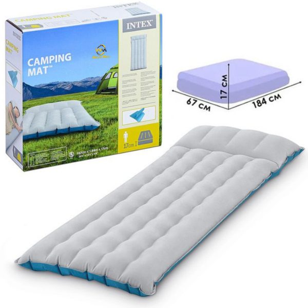 Intex Air Mattress Air Mat Camping Air Pad - Image 2