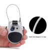 Retractable Extendable Bike Bicycle Wire Cable Combination Lock - Image 7