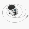Retractable Extendable Bike Bicycle Wire Cable Combination Lock - Image 12