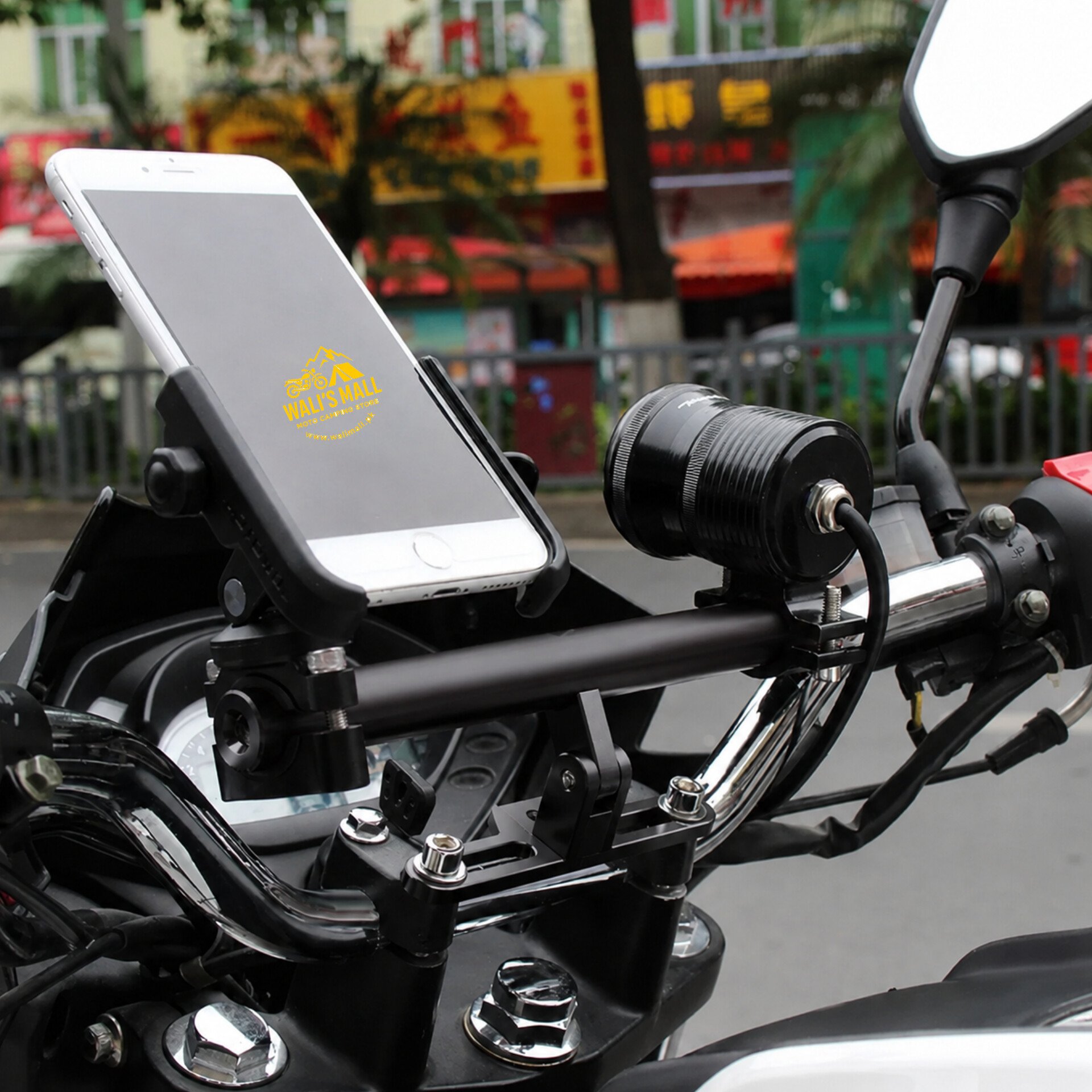 Motorcycle Center Handle Bar Extension Rod - Image 2