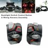 Motorcycle Universal Assembly With Light Red