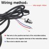 Motercyle 5 In 1 Waterproof Gadget Time Temperature Voltage Meter With Usb Charger - Image 6