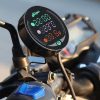 Motercyle 5 In 1 Waterproof Gadget Time Temperature Voltage Meter With Usb Charger - Image 3
