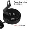 Motercyle 5 In 1 Waterproof Gadget Time Temperature Voltage Meter With Usb Charger - Image 7