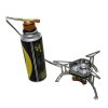 Heavy Duty Triple Burner Butane Stove With Gas Bottle