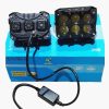 HJG ORIGINAL MEGA DRIVE 6 LENES DUAL COLOR YELLOW/ WHITE LED FOGS LIGHT (SET OF -2) - Image 3