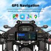 Motorcycle Navigation Gps & DVR Wireless Apple & Android Carplay, Android Auto, TPMS, Dual HD 1080P Cameras, GPS,  Siri & Google Voice, 7-Inch IPS Touch Screen, WiFi, Bluetooth, TF Card, Waterproof - Image 6