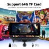 Motorcycle Navigation Gps & DVR Wireless Apple & Android Carplay, Android Auto, TPMS, Dual HD 1080P Cameras, GPS,  Siri & Google Voice, 7-Inch IPS Touch Screen, WiFi, Bluetooth, TF Card, Waterproof - Image 9