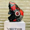 Vector Flipup Modular Helmet Red - Image 4