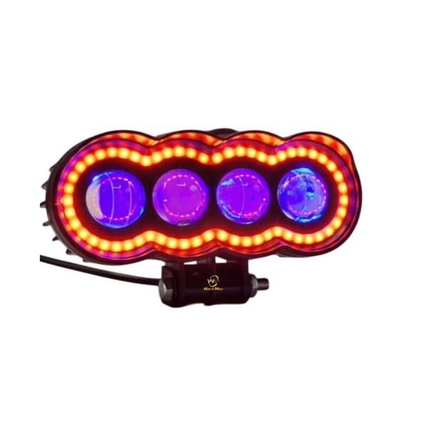 4 Smd Bar Light With Drl Plastic Body 1 Pc