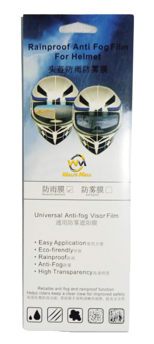 Helmet Anti Rain Visor Film - Image 2