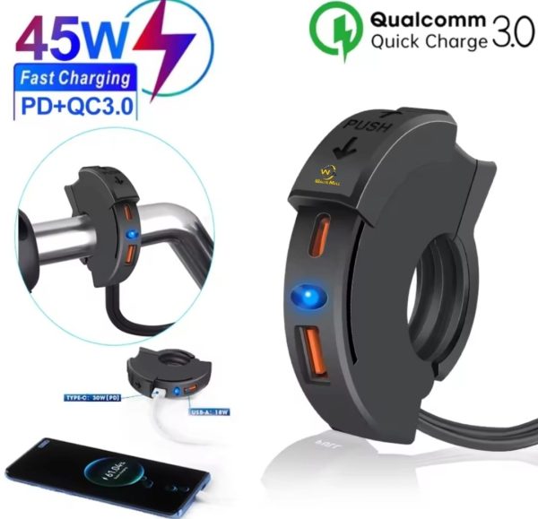 45Watt Pd+Qc3.0 Charger