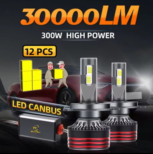 M8 Pro H4 Led Headlight Bulb 1 Pc Ybr125 Gr150 CB150 Gd110