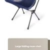 Foldable Camping Outdoor Chair Blue - Image 4