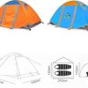 Blue Premium Quality Manual Double Layer Waterproof Tent 2.5 Kg - Image 2