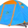 Blue Premium Quality Manual Double Layer Waterproof Tent 2.5 Kg
