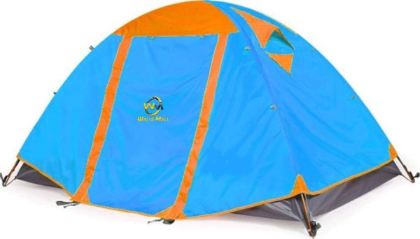 Blue Premium Quality Manual Double Layer Waterproof Tent 2.5 Kg