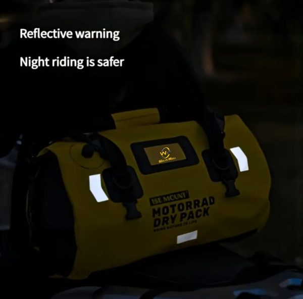 MOTORAD DRY PACK 66L Yellow Touring Bag Waterproof - Image 5
