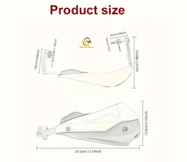 Hi Quality Universal Hand Guards Red (HG-03) - Image 3