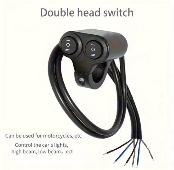 Double Hi Low On Off Switch Handle Fitting - Image 2