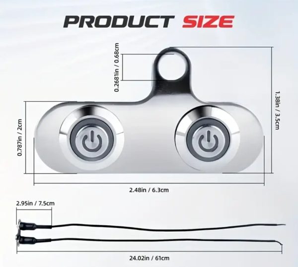 2 in 1 Metal Drl Switch Bolt Fit (Sw-06) - Image 3