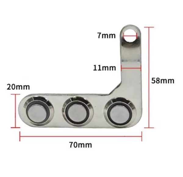 3 In 1 Bolt Fit Metal Drl Switches (Sw-17) - Image 3