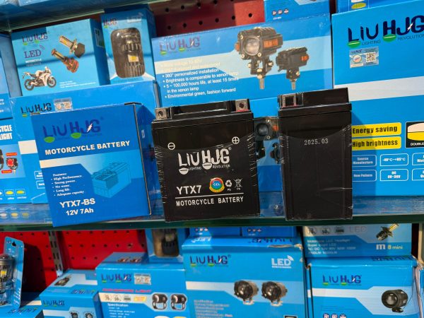 LIU HUG YTX7-BS 12V 7Ah Motorcycle Gel Battery – YBR, YBZ, YBR G, GD110, GR150, CB150, TNT 25
