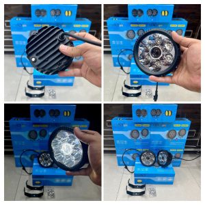 LIU HJG Round LED Headlights – Ultra Bright Spot+Flood MultiBeam