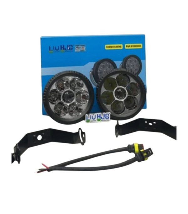 LIU HJG Round LED Headlights – Ultra Bright Spot+Flood MultiBeam - Image 2