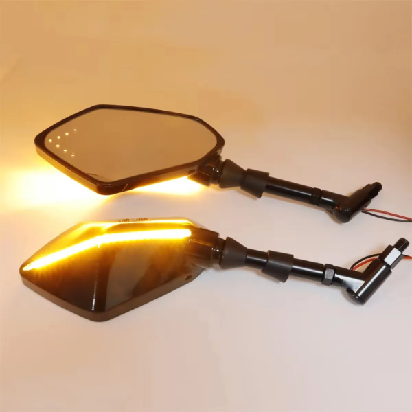 New Motorcycle Universal Mirror With Indicator - Image 5