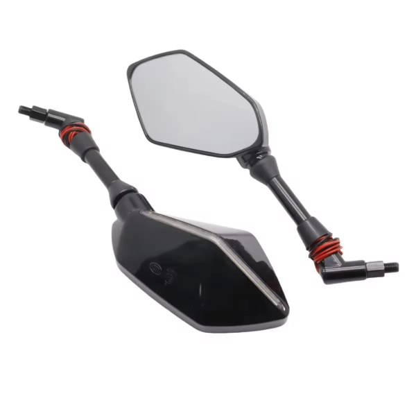 New Motorcycle Universal Mirror With Indicator - Image 3