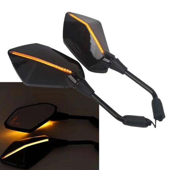 New Motorcycle Universal Mirror With Indicator