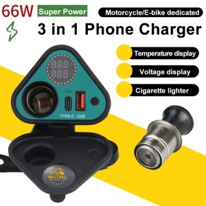 66 Watt Super Power Motorcycle Phone Charger