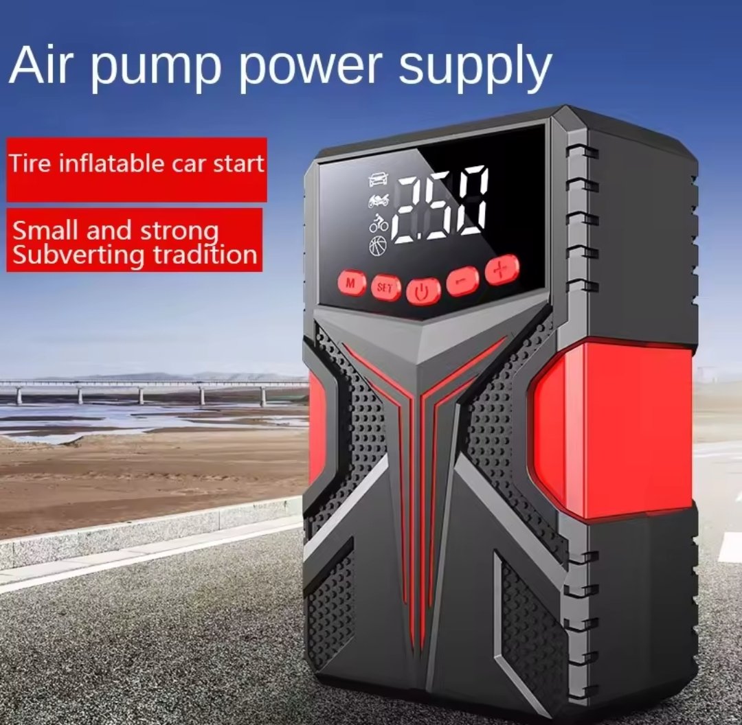 Multi-Function Jump Starter, Air Pump & Power Bank – 10000mAh - Image 4