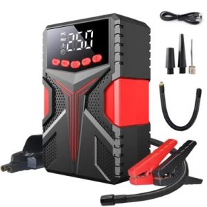 Multi-Function Jump Starter, Air Pump & Power Bank – 10000mAh