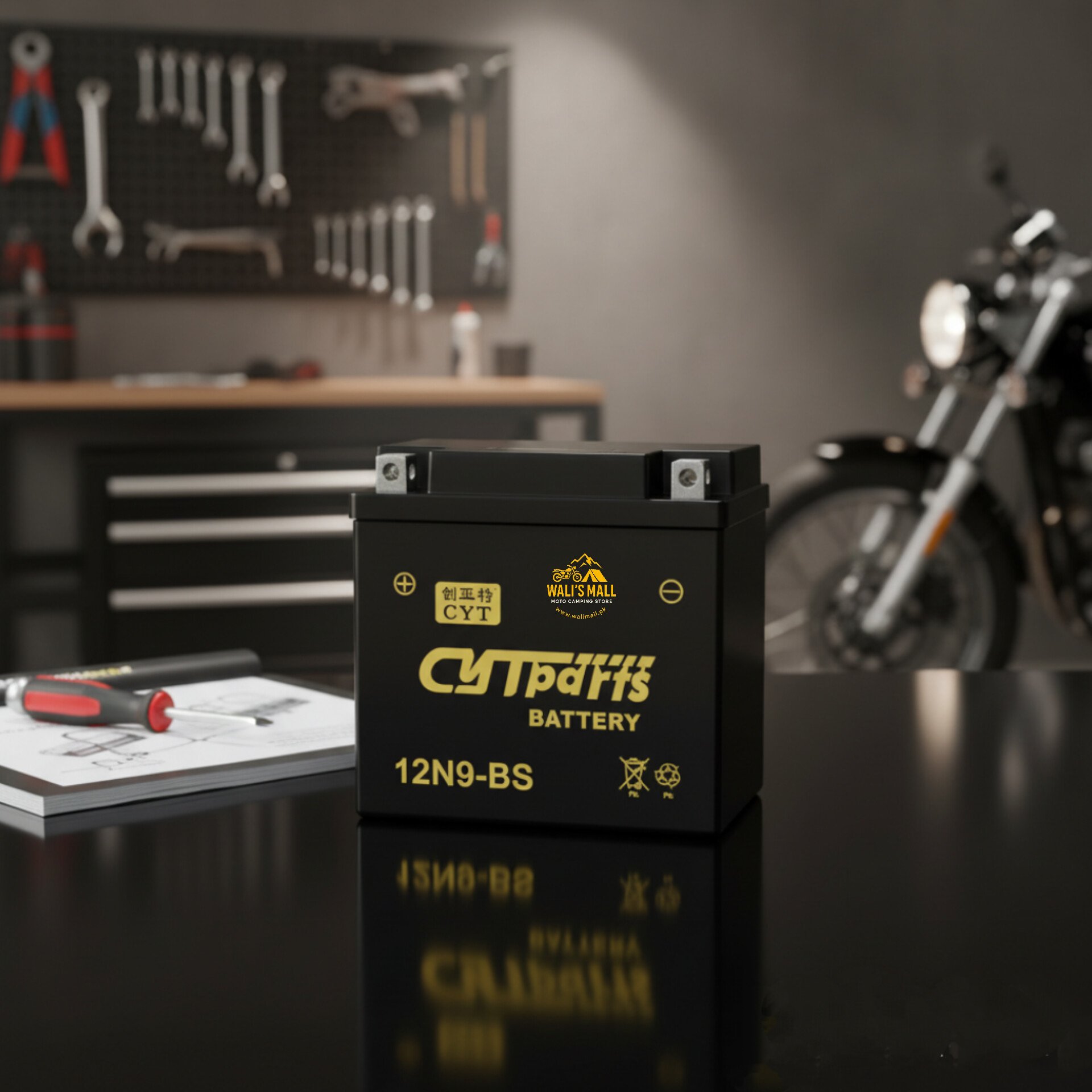 CYT 12N9-BS Heavy-Duty Motorcycle Battery – Long Life | High Performance
#Gs150 #wm - Image 6