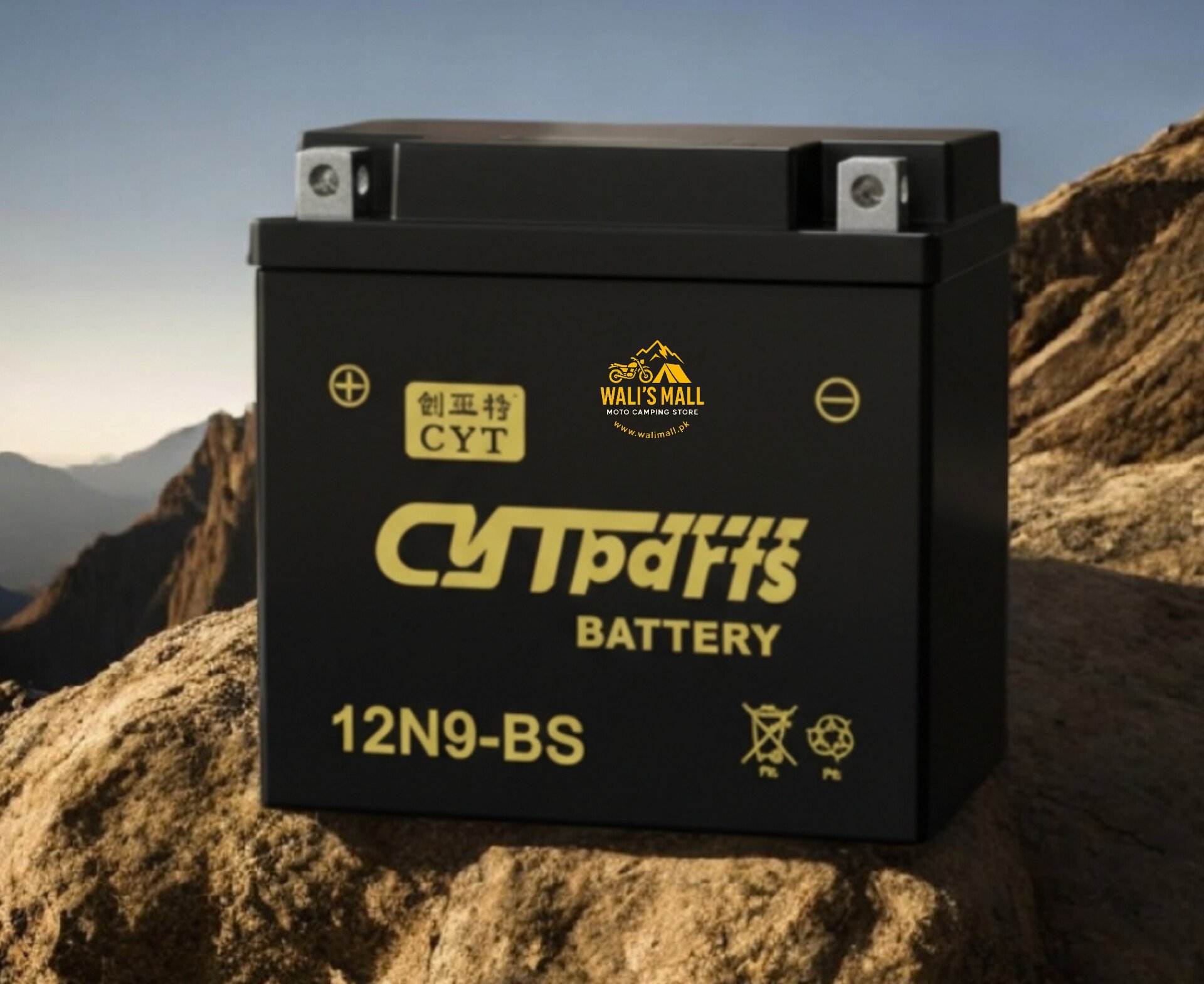 CYT 12N9-BS Heavy-Duty Motorcycle Battery – Long Life | High Performance
#Gs150 #wm - Image 4