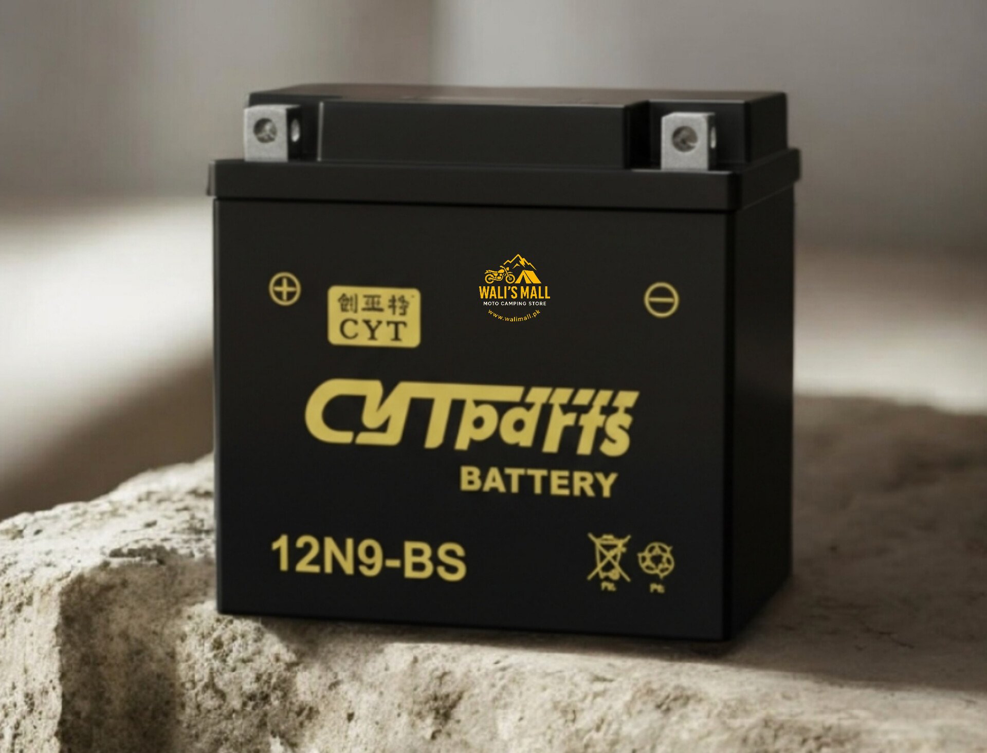 CYT 12N9-BS Heavy-Duty Motorcycle Battery – Long Life | High Performance
#Gs150 #wm - Image 3