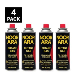 Butane Gas Can Canister 220Grams Pack of 4