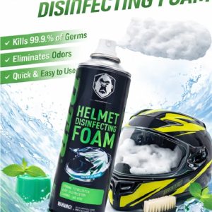 DTR Helmet Interior Foam Cleaner & Disinfectant Spray