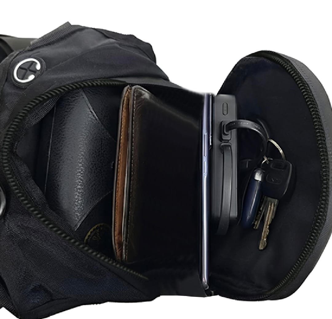 Carbon Fibre Hard Shell Leg Bag Thigh Bag Shoulder Bag - Image 4