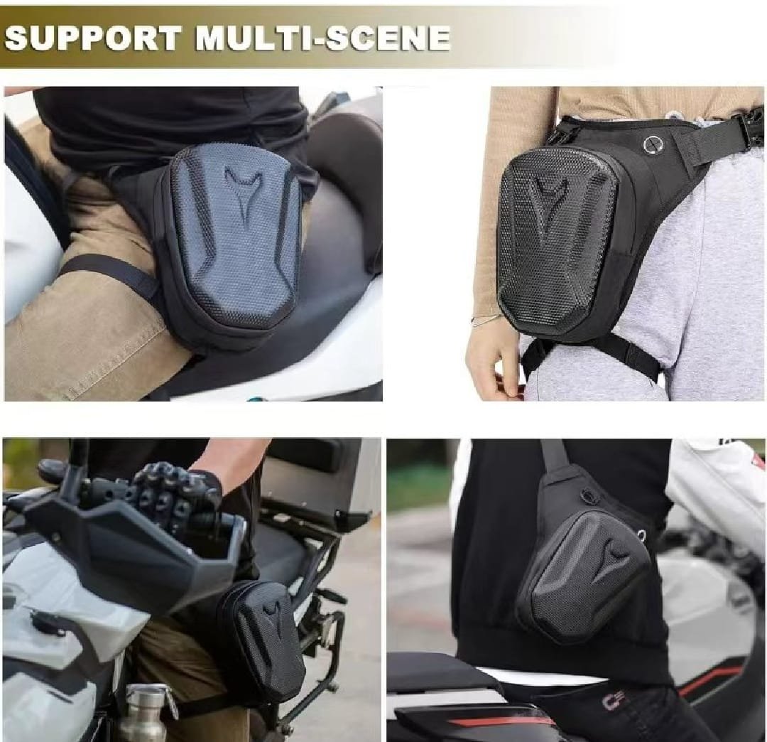 Carbon Fibre Hard Shell Leg Bag Thigh Bag Shoulder Bag - Image 8