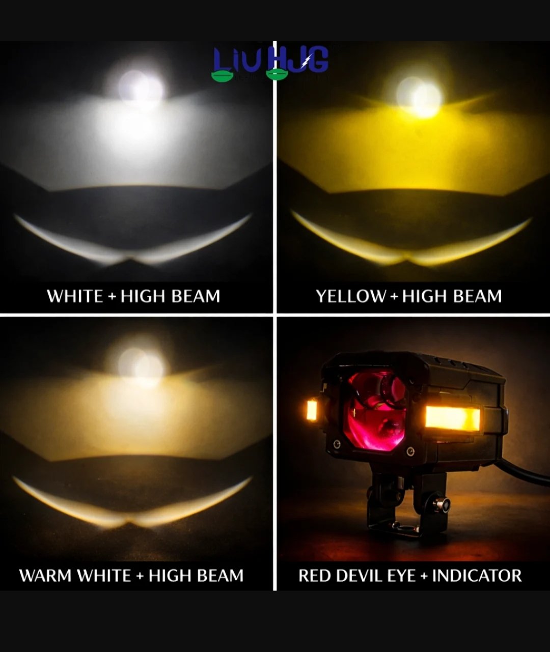HJG 3 Lens Gorilla Light With Parking Lights P107 - Image 8