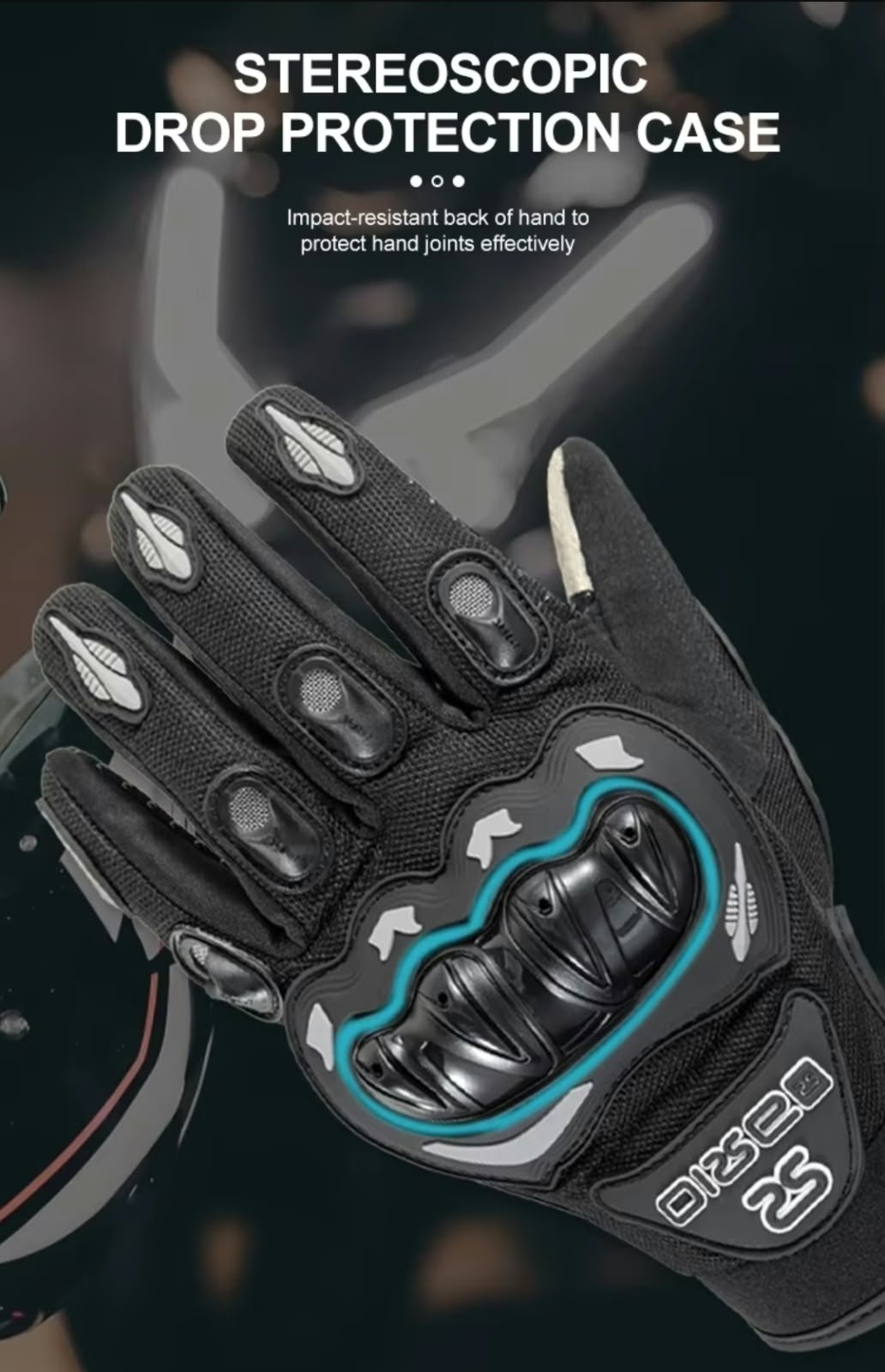 Axio Motorcycle Gloves With Touch - Image 7