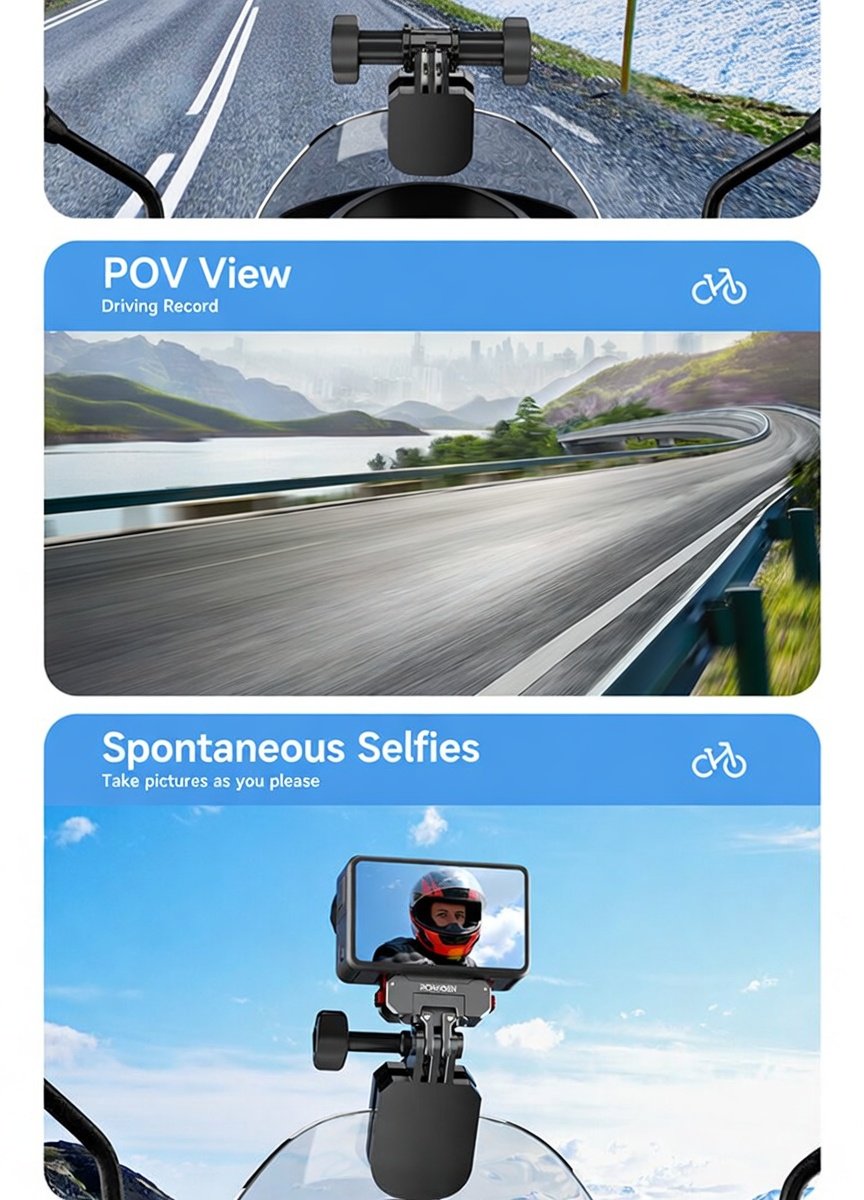 Gopro Windshield Metal Clamp Mount - Image 11