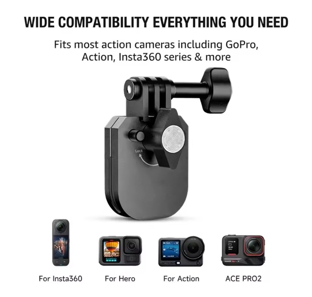 Gopro Windshield Metal Clamp Mount - Image 5
