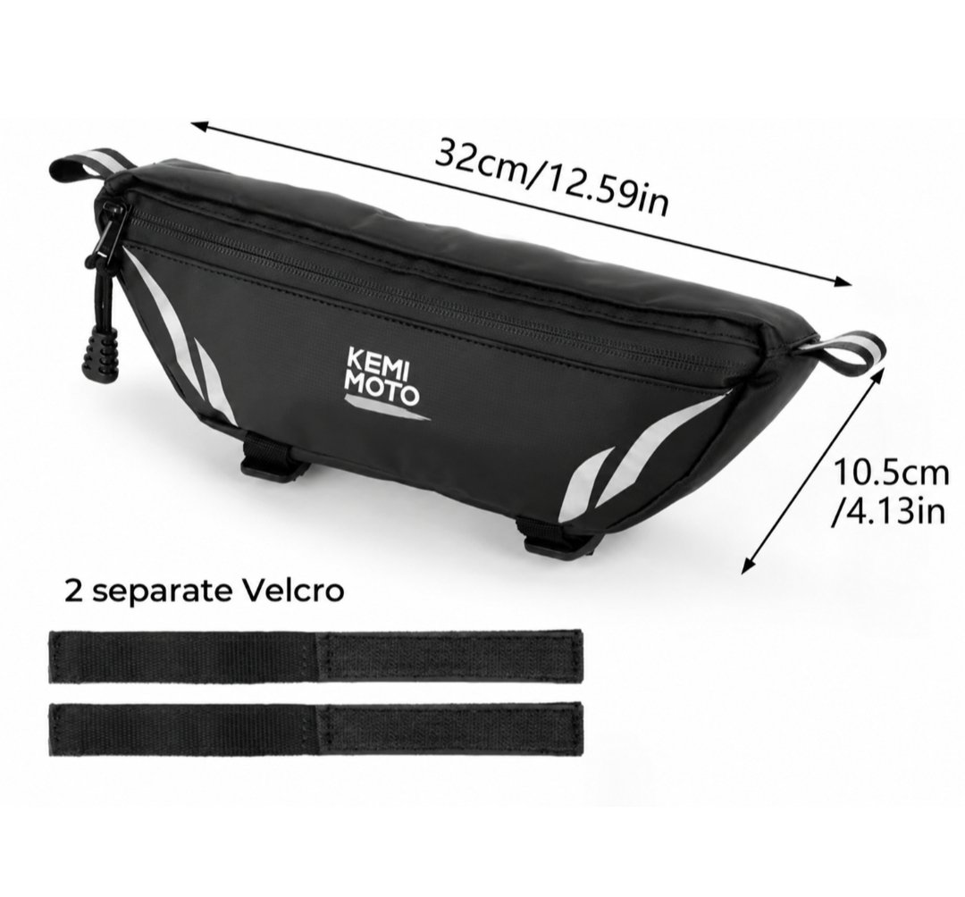 KEMI MOTO Waterproof Handlebar Bag - Image 7